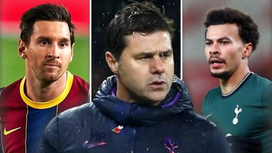 Messi, Alli và đội hình "siêu khủng" của PSG dưới thời Pochettino